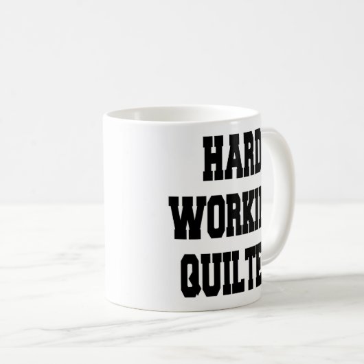 harte Arbeit Kaffeetasse (VorderseiteRechts)