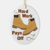 Harte Arbeit Keramikornament (Rechts)