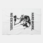 "Harte Arbeit " Küchentuch (Horizontal)