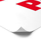 Harte Arbeit macht den inspirierenden Fußball aus Poster (Ecke)