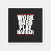 harte Arbeit Serviette (Vorderseite)