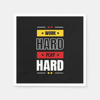 harte Arbeit Serviette