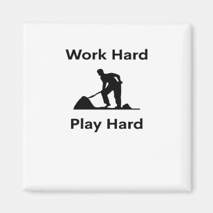 harte Arbeit - so hart arbeitende Klassik Magnet