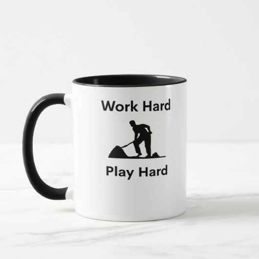 harte Arbeit - so hart arbeitende Klassik Tasse (Links)
