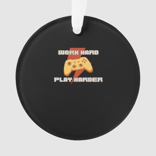 harte Arbeit so harte Zitate Ornament (Vorderseite)