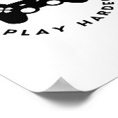 harte Arbeit, so hartes Design klassisch Poster (Ecke)