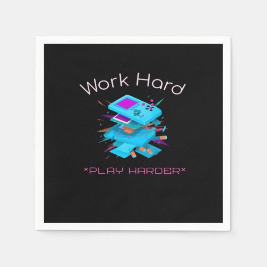 harte Arbeit - so hartes Zitat Serviette (Vorderseite)