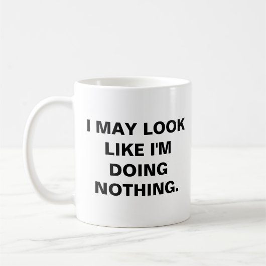 Harte Arbeit Tasse (Links)