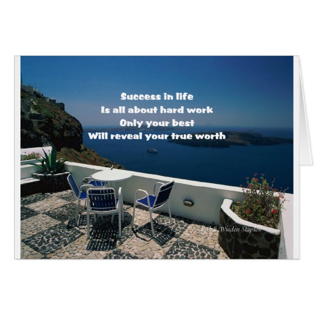 Harte Arbeit und Erfolg (Vorderseite (Horizontal))