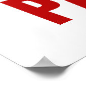 Harte Arbeit zahlt Fußball Motivierend aus Poster (Ecke)