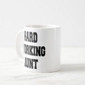 harte Arbeitstiere Kaffeetasse (Vorderseite Links)