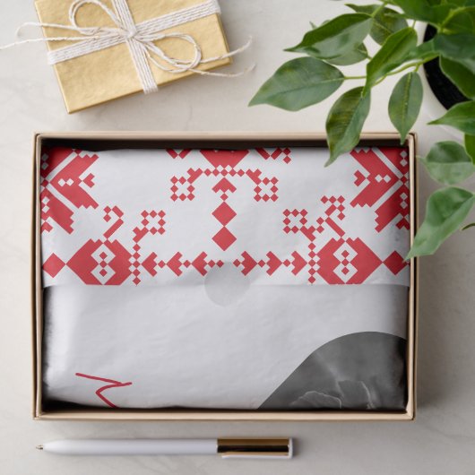 Harte Creponata Super fina Parastas Seidenpapier (Geschenk)