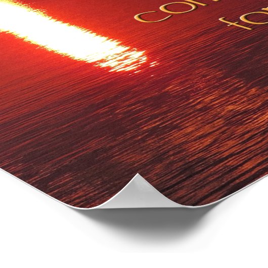 Härte erzeugt Courage Motivierend Poster (Ecke)