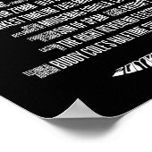 Harte Fahrt zum nirgendwo Offiziellen Poster (Ecke)