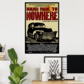 Harte Fahrt zum nirgendwo Offiziellen Poster (Heimbüro)