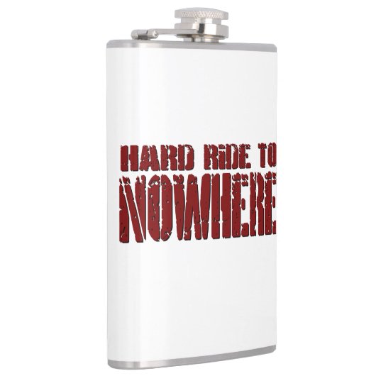 Harte Fahrt zur Nirgendwo-Flasche Flachmann (Rechts)