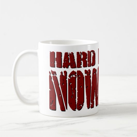 Harte Fahrt zur Nirgendwo-Kaffee-Tasse Kaffeetasse (Links)