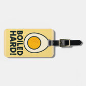 HARTE! Funny Hard Boiled Egg Spaß Gepäckanhänger (Vorderseite horizontal)