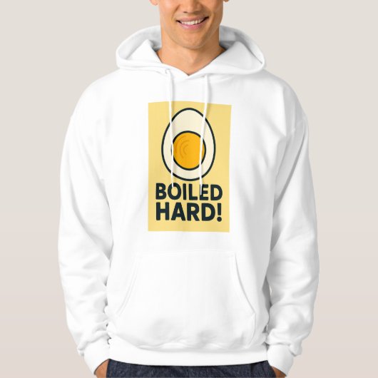 HARTE! Funny Hard Boiled Egg Spaß Hoodie (Vorderseite)