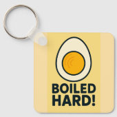 HARTE! Funny Hard Boiled Egg Spaß Schlüsselanhänger (Vorderseite)