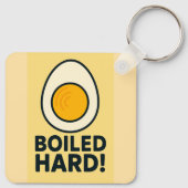 HARTE! Funny Hard Boiled Egg Spaß Schlüsselanhänger (Rückseite)