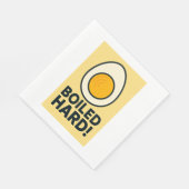 HARTE! Funny Hard Boiled Egg Spaß Serviette (Ecke)