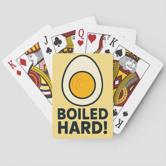HARTE! Funny Hard Boiled Egg Spaß Spielkarten (Rückseite)