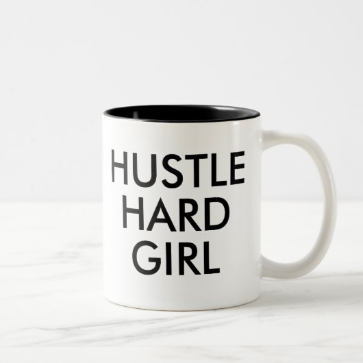 Harte Girl | Funny Spaß Joke Slogan Tasse (Rechts)