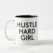Harte Girl | Funny Spaß Joke Slogan Tasse (Links)