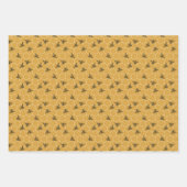 Harte Honigbiene Set von 3 Geschenkpapier Set (Vorderseite 2)