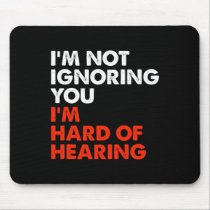 Harte Hörfähigkeit ASL signieren Sprache taub Awar Mousepad