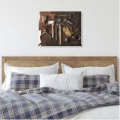 Harte Inspirationswrap-Leinwand Leinwanddruck (Insitu (Schlafzimmer))