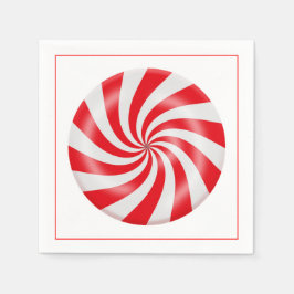 Harte Peppermint Candy Design Paper Napkin Serviette