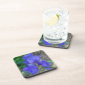 Harte PlastikUntersetzer der blauen Iris Untersetzer (Rechte Seite)