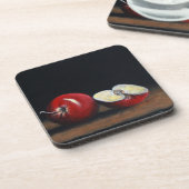 Harte Plastikuntersetzer Getränkeuntersetzer (Linke Seite)