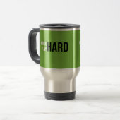 Harte Tasse des Arbeits-harten Spiels (Vorderseite Links)