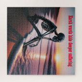 Harte Worte verbergen tieferes Leid | Puzzle (Horizontal)