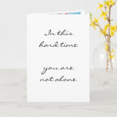 harte Zeit Karte (Gelbe Blume)