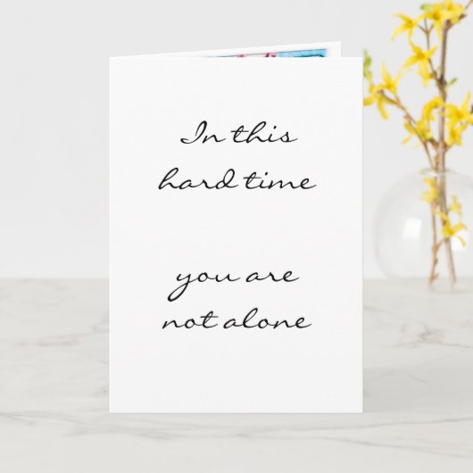 harte Zeit Karte (Gelbe Blume)