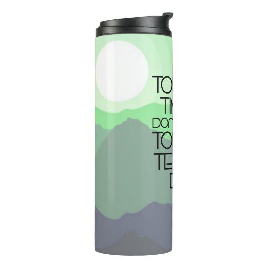 harte Zeiten halten nicht an, harte Teams tun es Thermosbecher (Nach links gedreht)