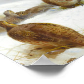 Harte Zeiten - Patronen und ein Hase, Art Birds Poster (Ecke)
