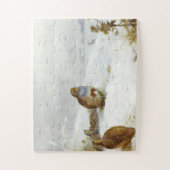 Harte Zeiten - Patronen und ein Hase, Art Birds Puzzle (Vertikal)