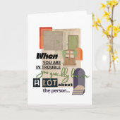 Härtefreundlichkeit Zitat Darstellung Karte (Gelbe Blume)