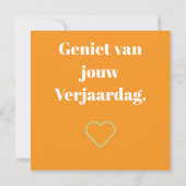 Hartelijk gefeliciteerd! Fox, vosje Karte (Rückseite)