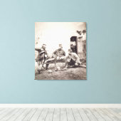 Härten im Lager (Oberst Lowe und Hauptstädte B Leinwanddruck (Insitu (Holzboden))