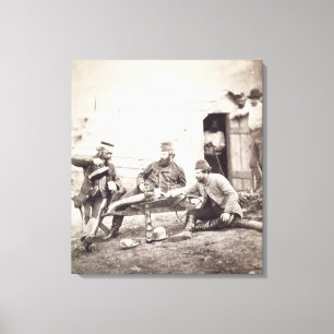 Härten im Lager (Oberst Lowe und in Kapitänen B Leinwanddruck