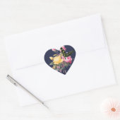 HARTEN UND BLUME Herz-Aufkleber (Umschlag)