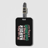 Härter als einen Soldaten zu lieben - Militärsprec Gepäckanhänger (Vorderseite Vertikal)