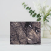 harter Blick Postkarte (Stehend Vorderseite)