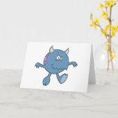 harter blutiger Monsterfreund Karte (Gelbe Blume)